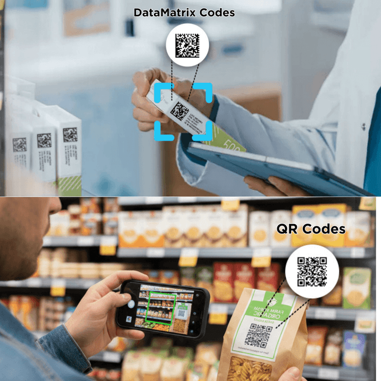 Data Matrix Codes vs. QR Codes – What is the Difference?