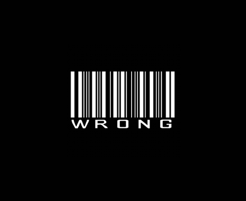 wrong barcode