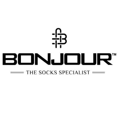 bonjour socks logo