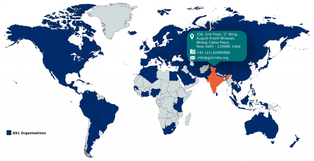 GS1 Map
